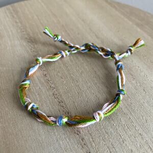 Liana Bracelet anklet trendy comfortable tie embroidery thread woven gift